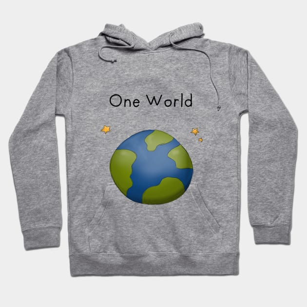 One World Hoodie by Olle Bolle Design